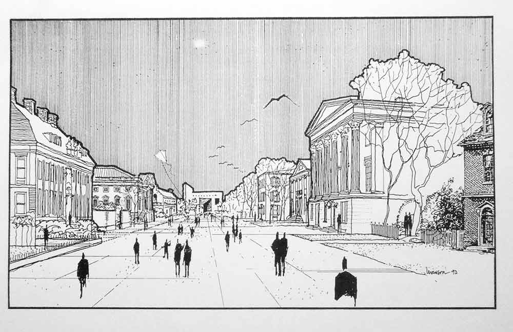 Avenue of History 1992 Perspective