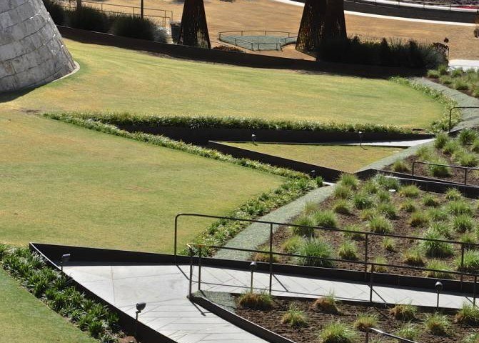 Robert irwin's garden design at the Getty Center in Los Angeles 0528