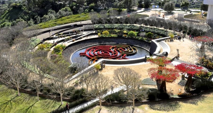 Robert irwin's garden design at the Getty Center in Los Angeles 0773