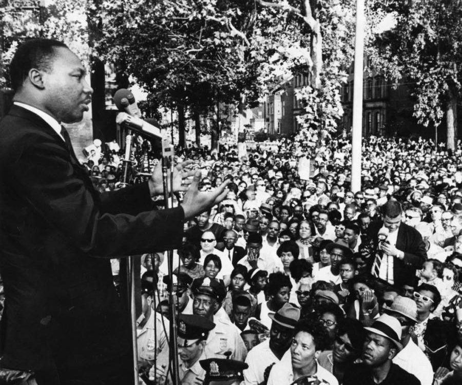 Joel At Mlk Speech At Girard College 1968