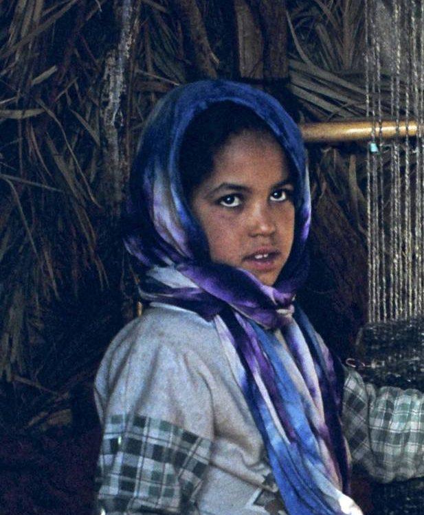 Berber Girl In Moroccan Desert
