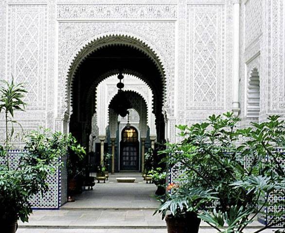 Planted Courtyard In The Palace