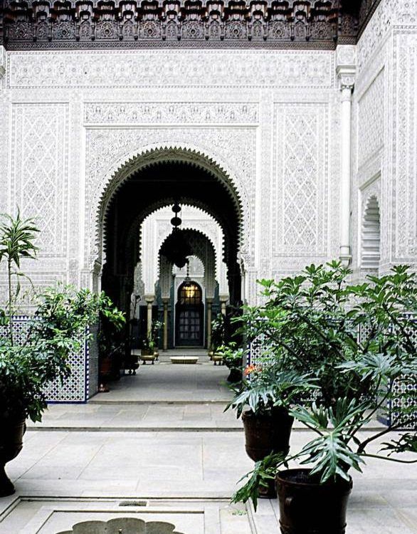 Planted Courtyard In The Palace