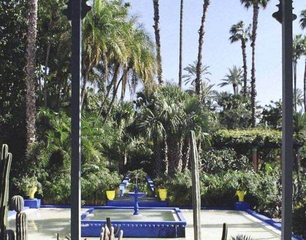 The Fountain In Yves Saint Laurent' S Garden