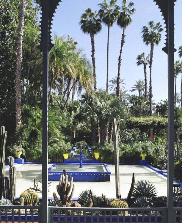 The Fountain In Yves Saint Laurent' S Garden
