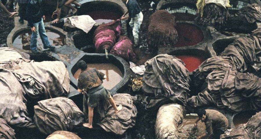 Tubs Of Dye In Morocco