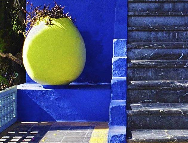 Vase And Blue Walls