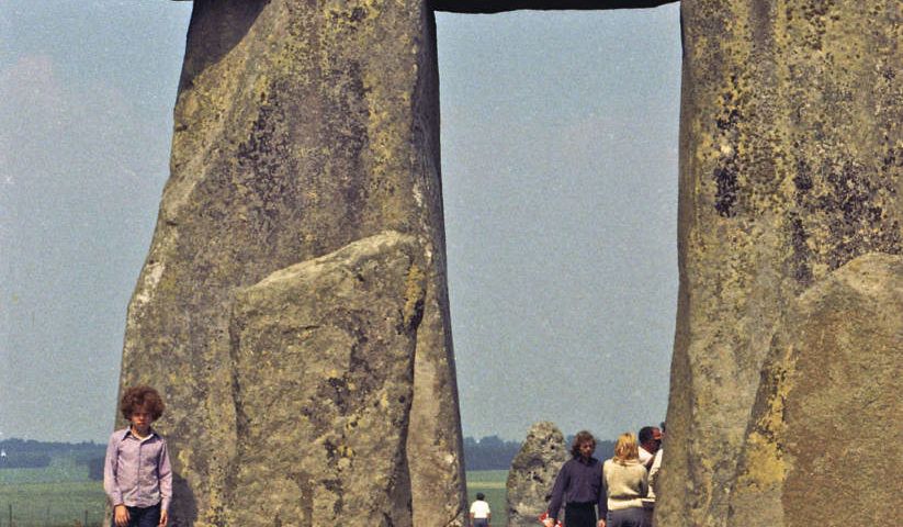 Aaron At Stonehenge 1973
