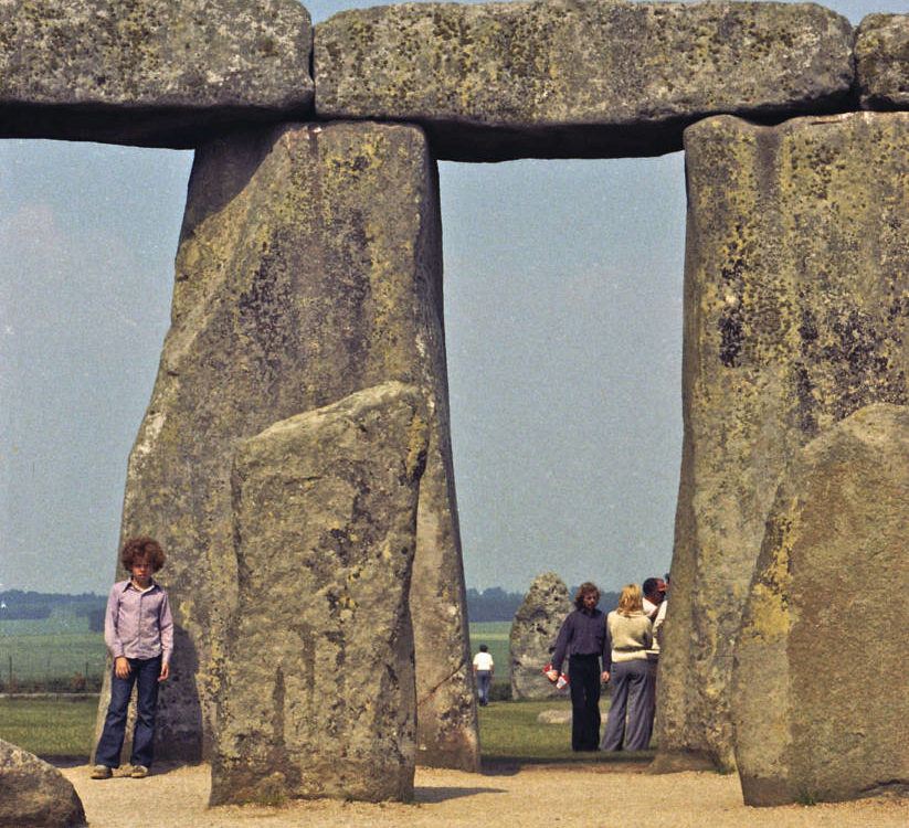Aaron At Stonehenge 1973